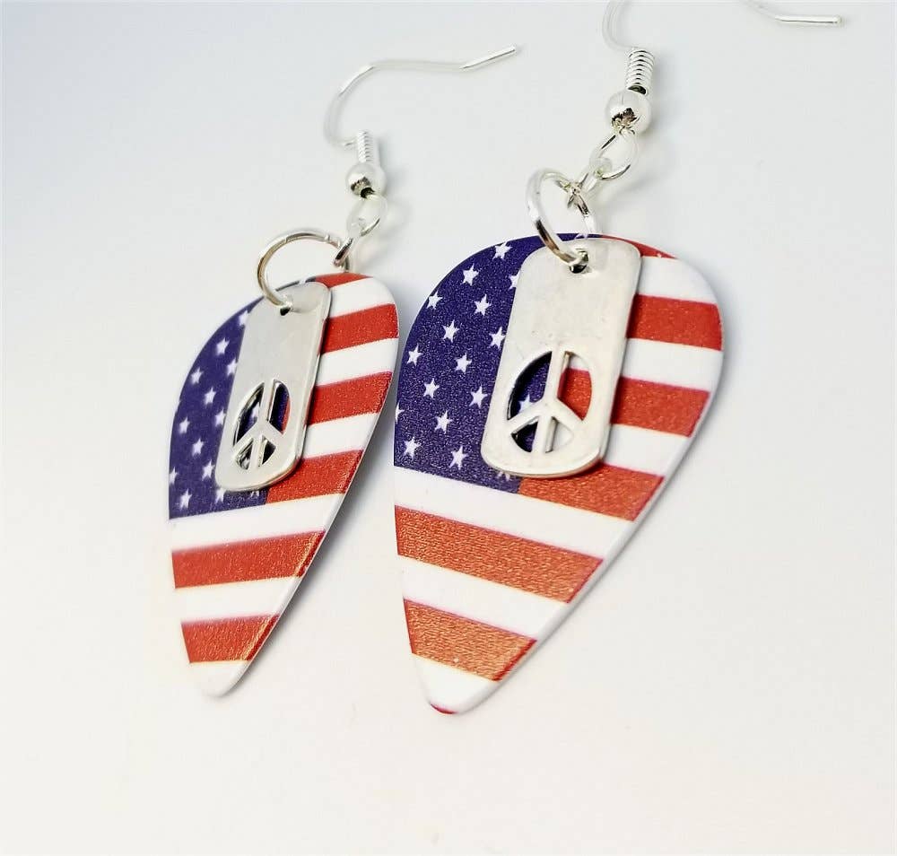 Simply Raevyn - Wholesale Dangle Earrings - Small Peace Sign Cut Out Charm Earrings5