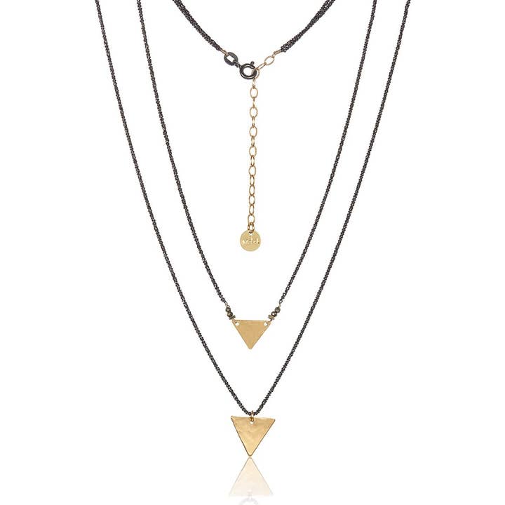 Sacred Triangle Necklace for wholesale by Mabel Chong