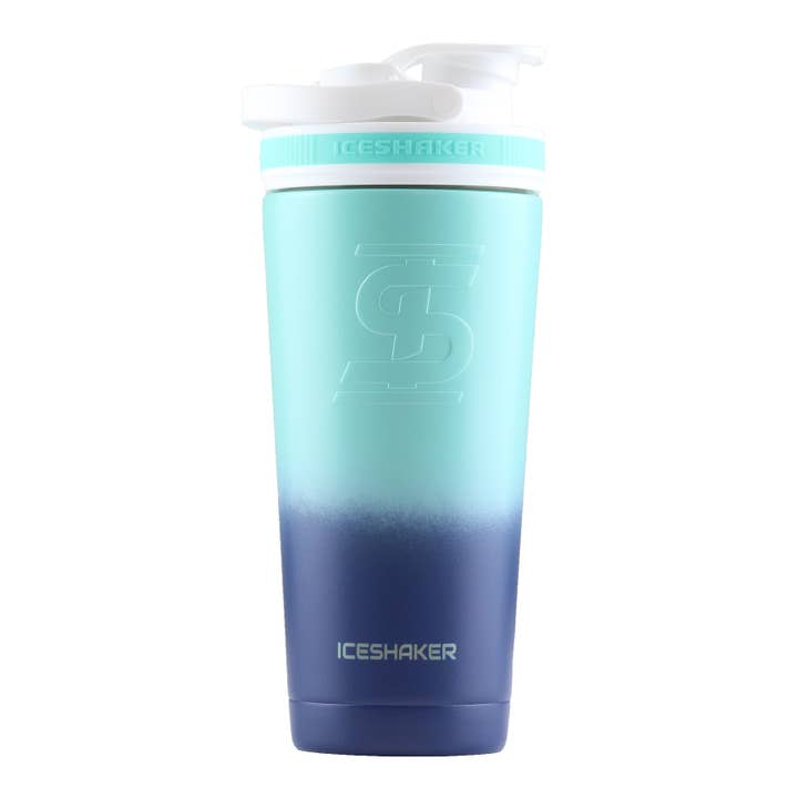 Coctelera de hielo Ombre azul marino/menta para venta al por mayor de Ice Shaker
