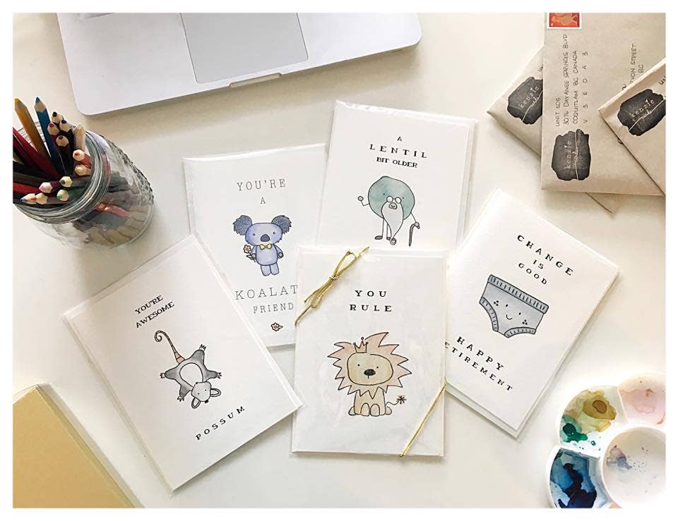 kenziecards - Wholesale Birthday Card - Birthday – “A Lentil Bit Older, A Lentil Bit Wiser” Card3