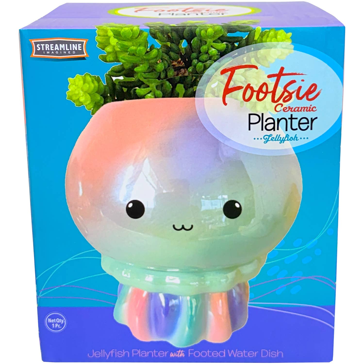 Streamline - Wholesale Plant Pot - Jellyfish Footsie Planter1