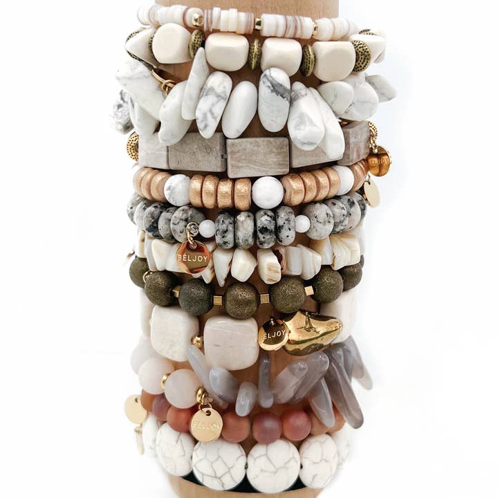 Beljoy - Wholesale Jewelry Set - Light Neutrals Bracelet Collection