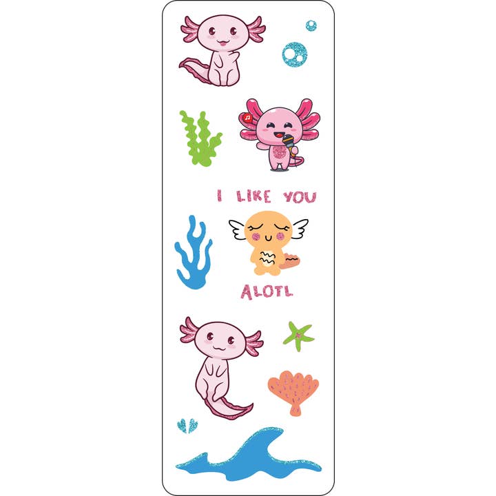 Peter Pauper Press - Wholesale Sticker - Axolotls Sticker Set5