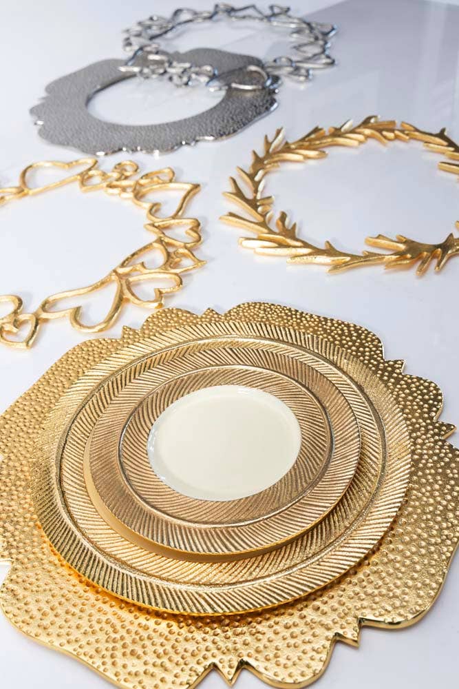 LUNARES - Wholesale Wreath - Charger Branches Gold5