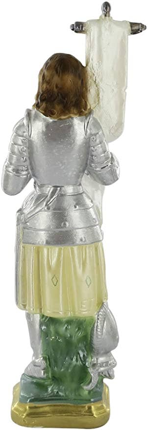 Costa Articoli Religiosi - Vente Figurine décorative - Statue de Sainte Jeanne d'Arc cm. 22 en plâtre2