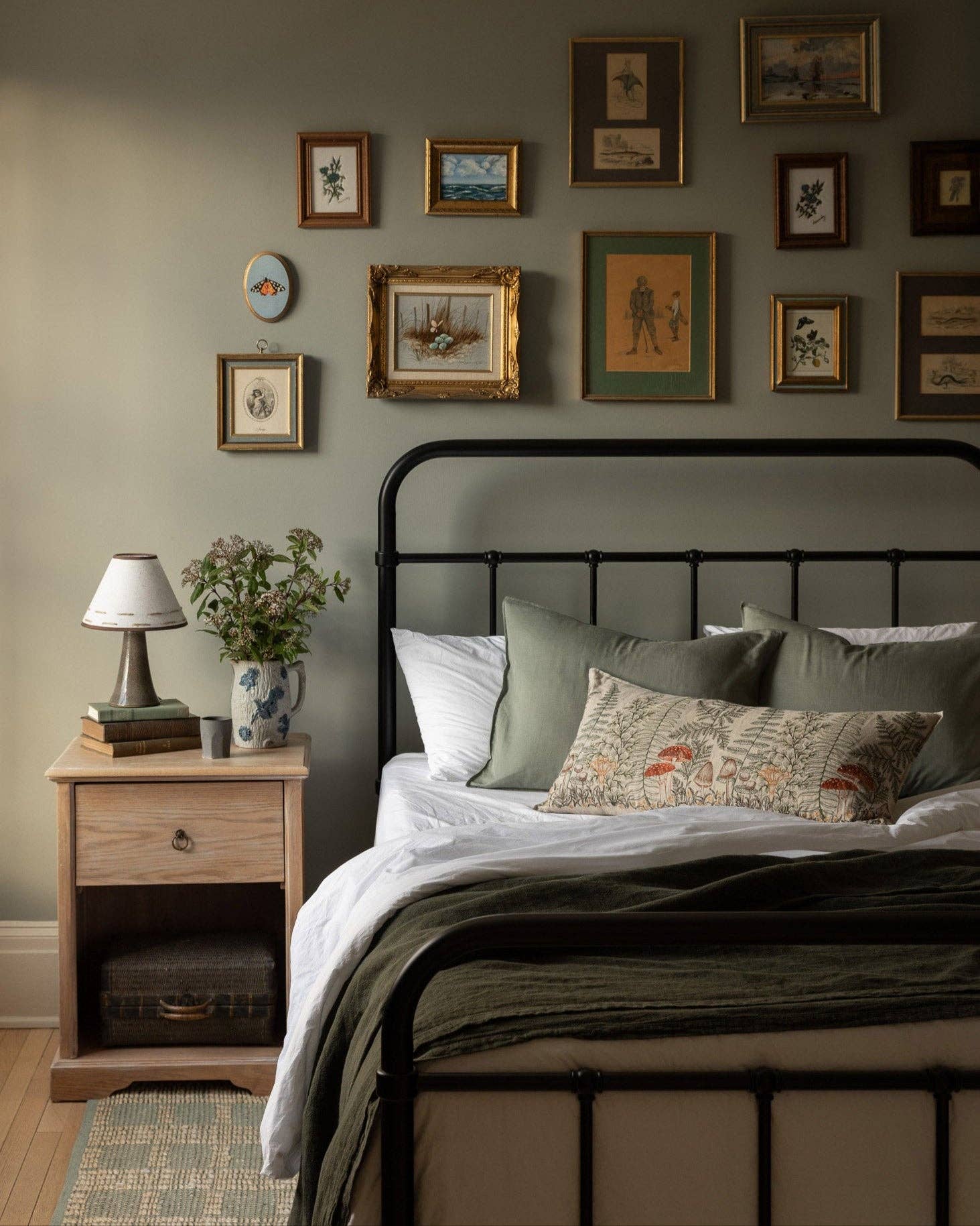 Coral & Tusk - Wholesale Lumbar Pillow - Mushrooms and Ferns Lumbar Pillow3