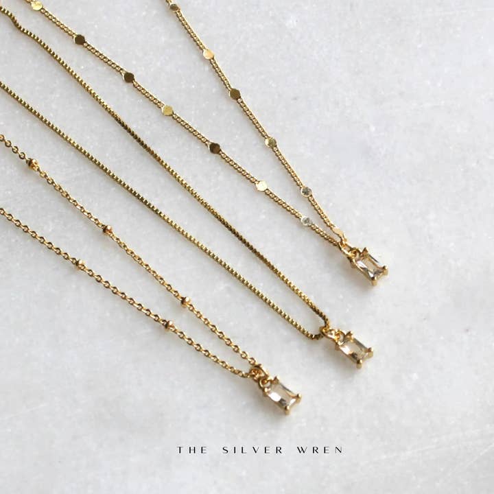 Collier Kira CZ pour la vente par The Silver Wren