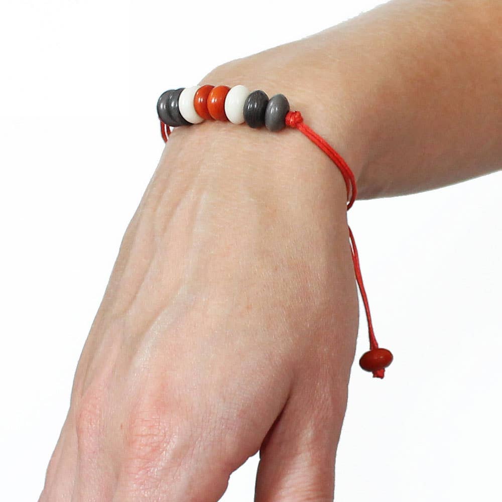Muichic Natural Jewelry - Vendita all'ingrosso Bracciale con perline - Bracciale Donas Tagua fatto a mano Fairtrade leggero2