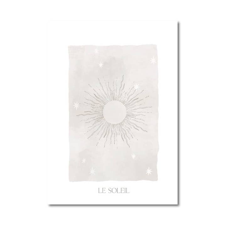 Celestial Collection - Le Soleil Print for wholesale by Peechy