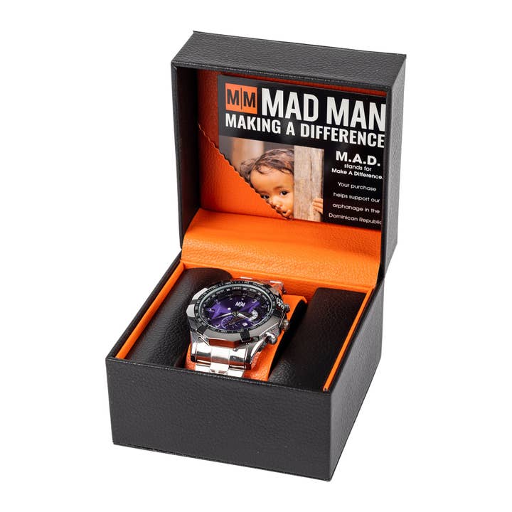 Mad Man - Wholesale Wrist Watch - Men's - Metal Links Watch