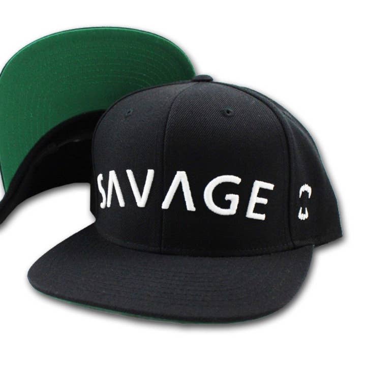 ISVERA Savage Snapback Hat // Black for wholesale by ISVERA
