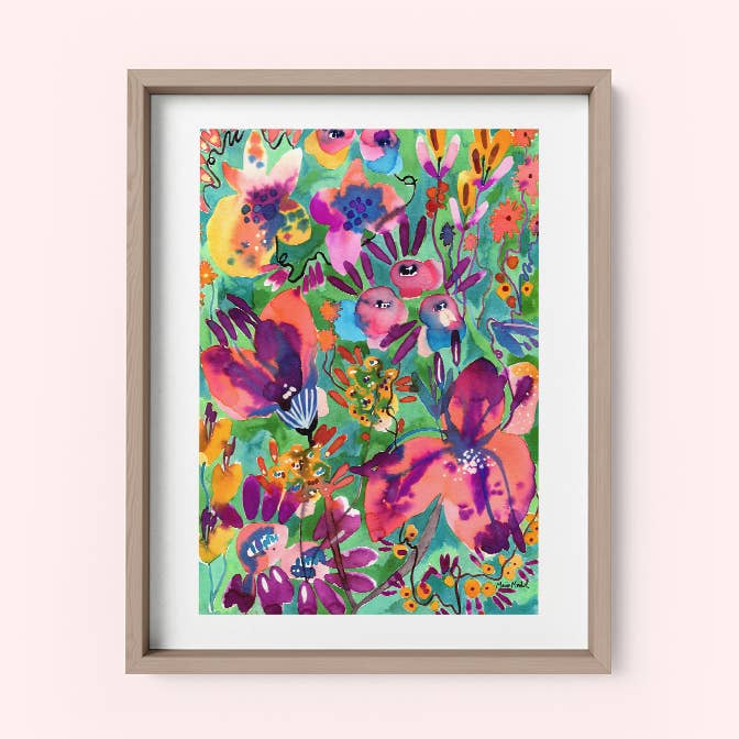 Limitierte Edition Kunstdruck „Der Weg nach Hana“ für den Großhandel von Maria Montiel Studio