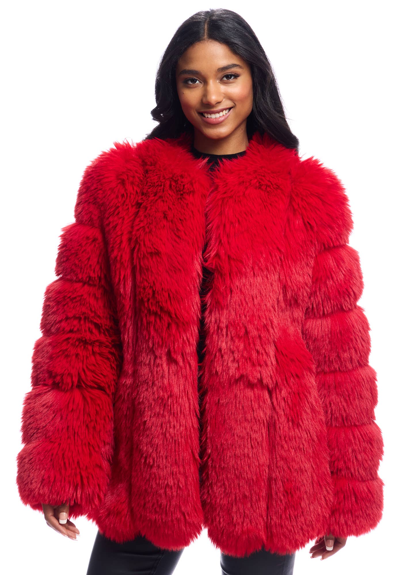 Donna Salyers Fabulous-Furs - Vente Manteau en fourrure/fausse fourrure – femme - Manteau Avante en fausse fourrure3