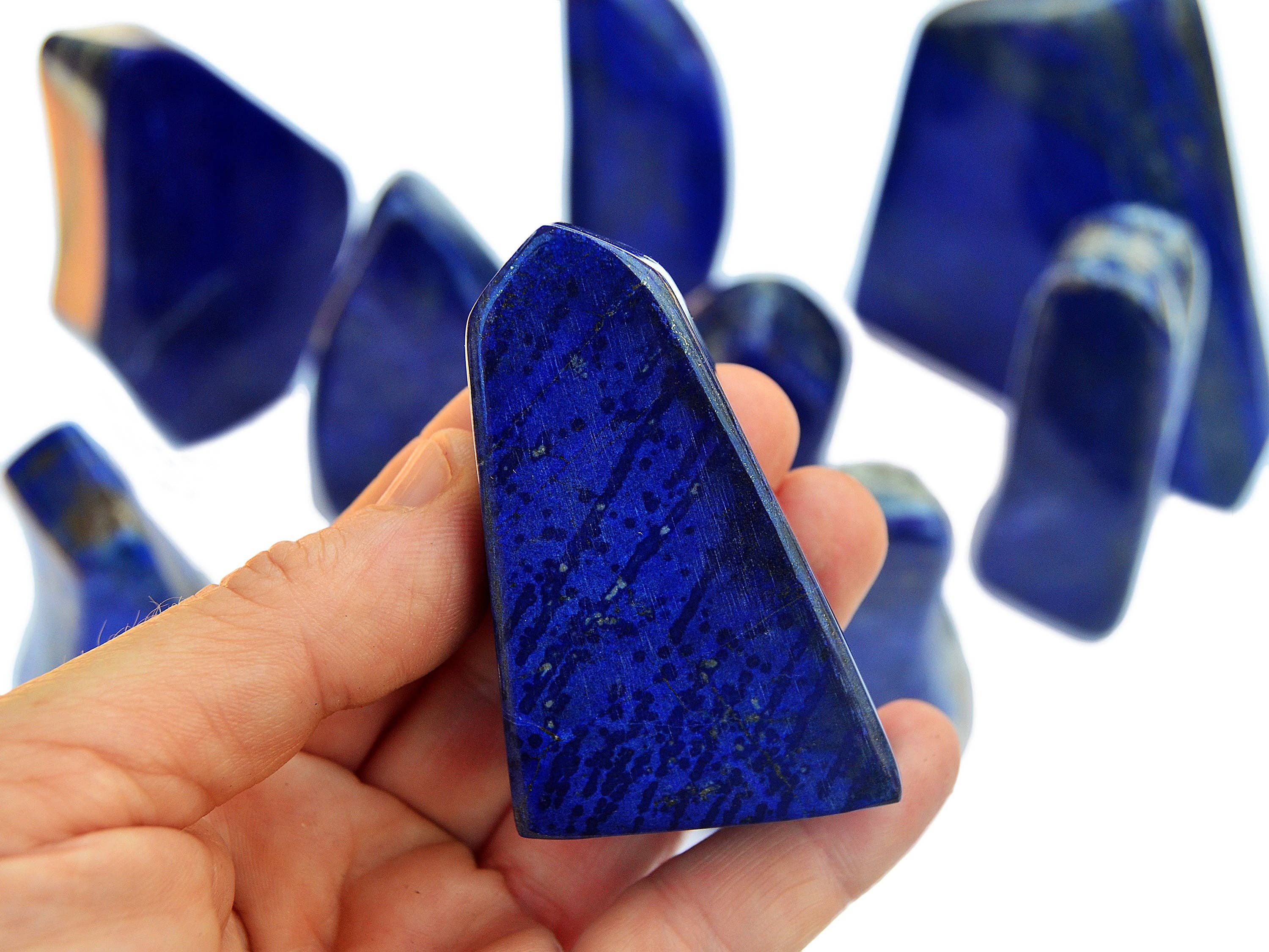 Kaia & Crystals - Wholesale Spiritual Stone/Crystal - Lapis Lazuli Free Form Crystal (40g - 550g) A Quality4