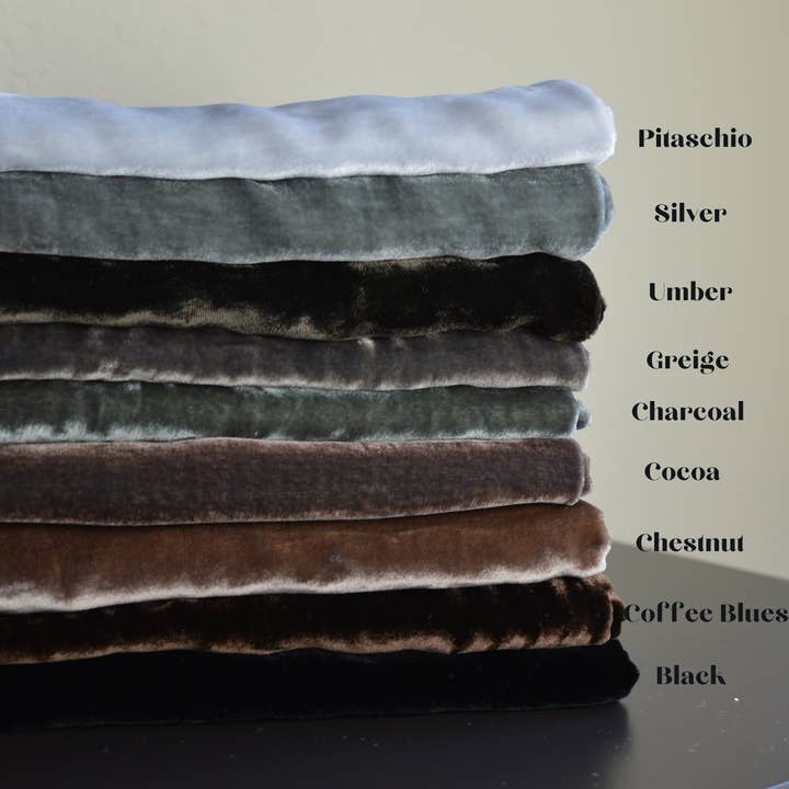 Luala Silk - Wholesale Duvet Cover - Fabric by the Yard-Silk Velvet Fabric Bulk Whole sale6