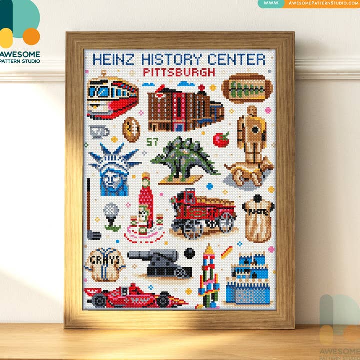 Heinz History Center DS3104, Diamond Painting - 120x162 for wholesale by Awesome Pattern Studio