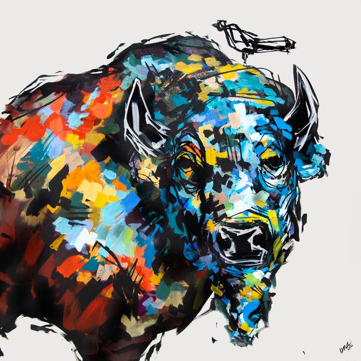 Bruno + Rose Print for wholesale by Hammock Fine Art