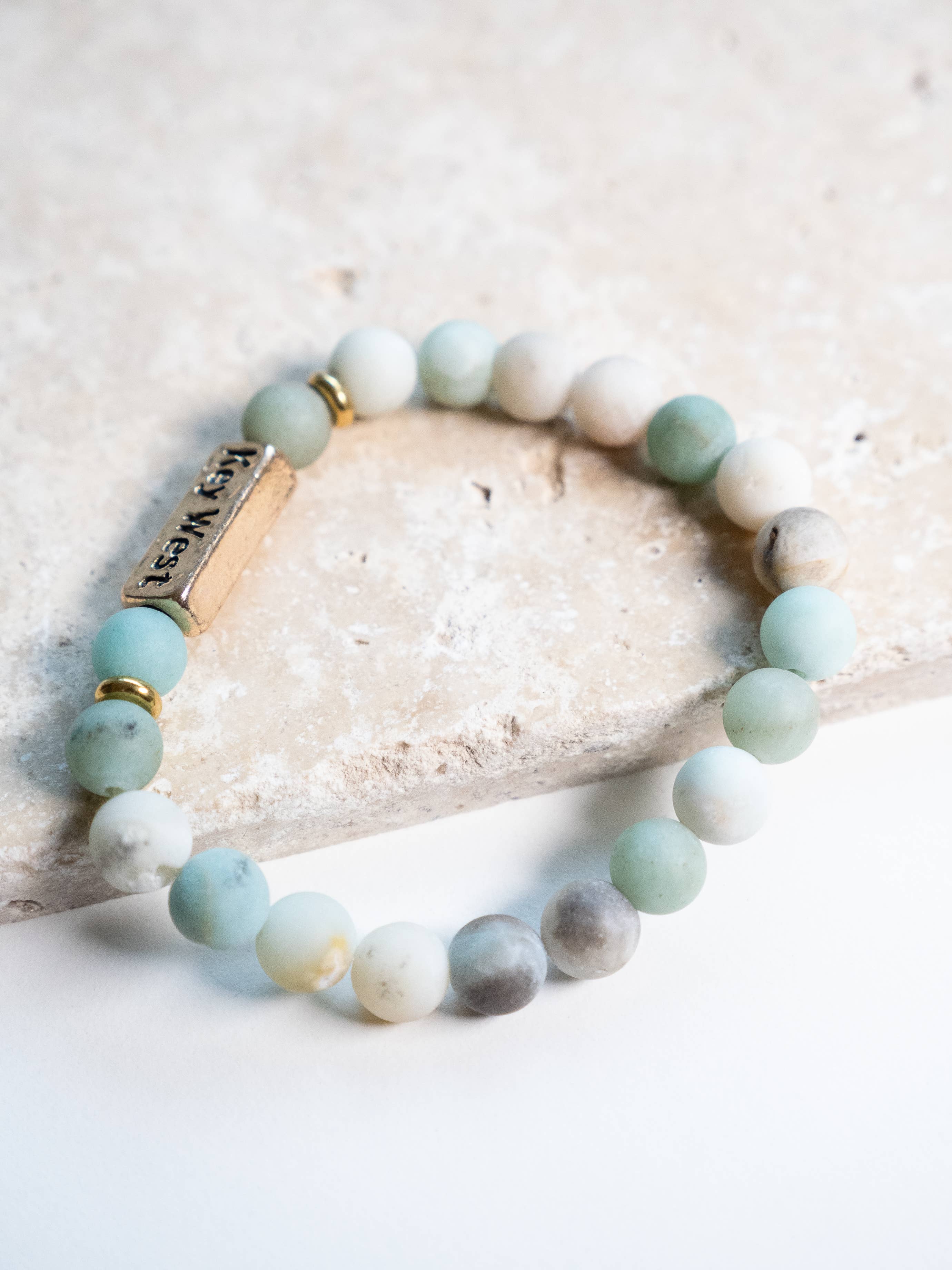 Haven - Wholesale Beaded Bracelet - Customizable Earth Stone Bead Bracelet1