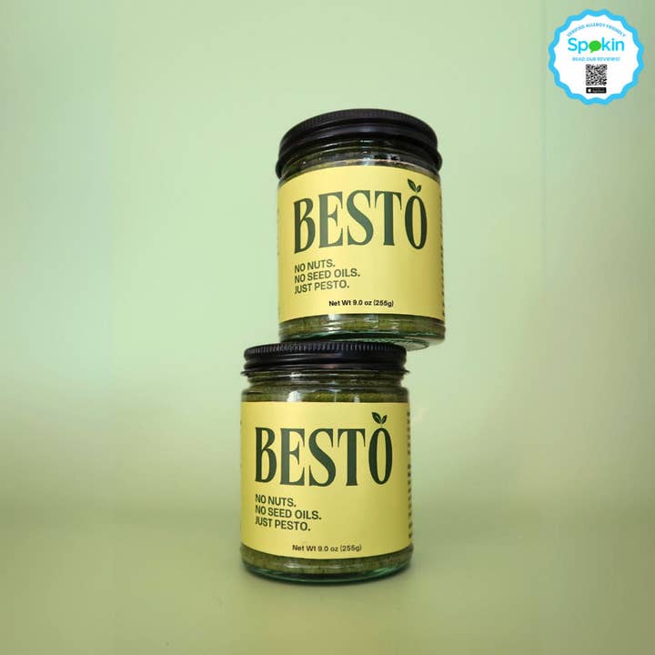 Besto - Wholesale Pesto - Besto Nut-Free Pesto 9 oz Jar