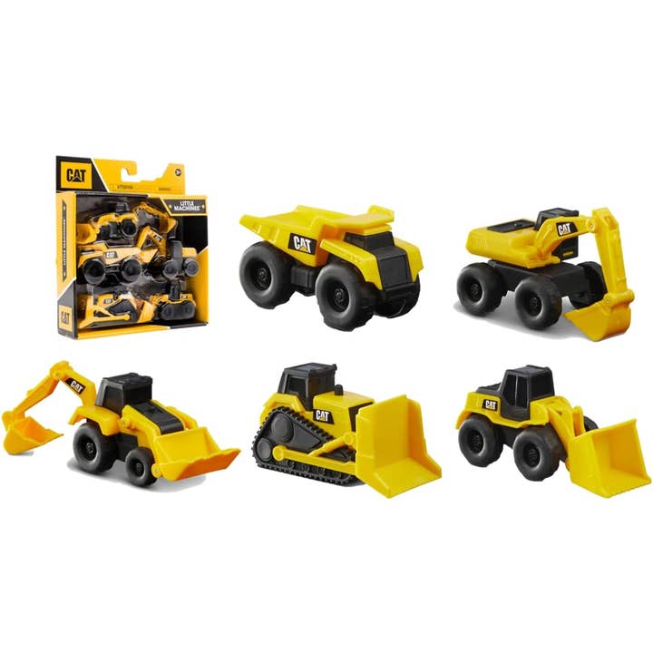 greatique - Wholesale Toy Car/Truck - Kids - Caterpillar CAT Mini Construction Truck Toy Cars Set of 5
