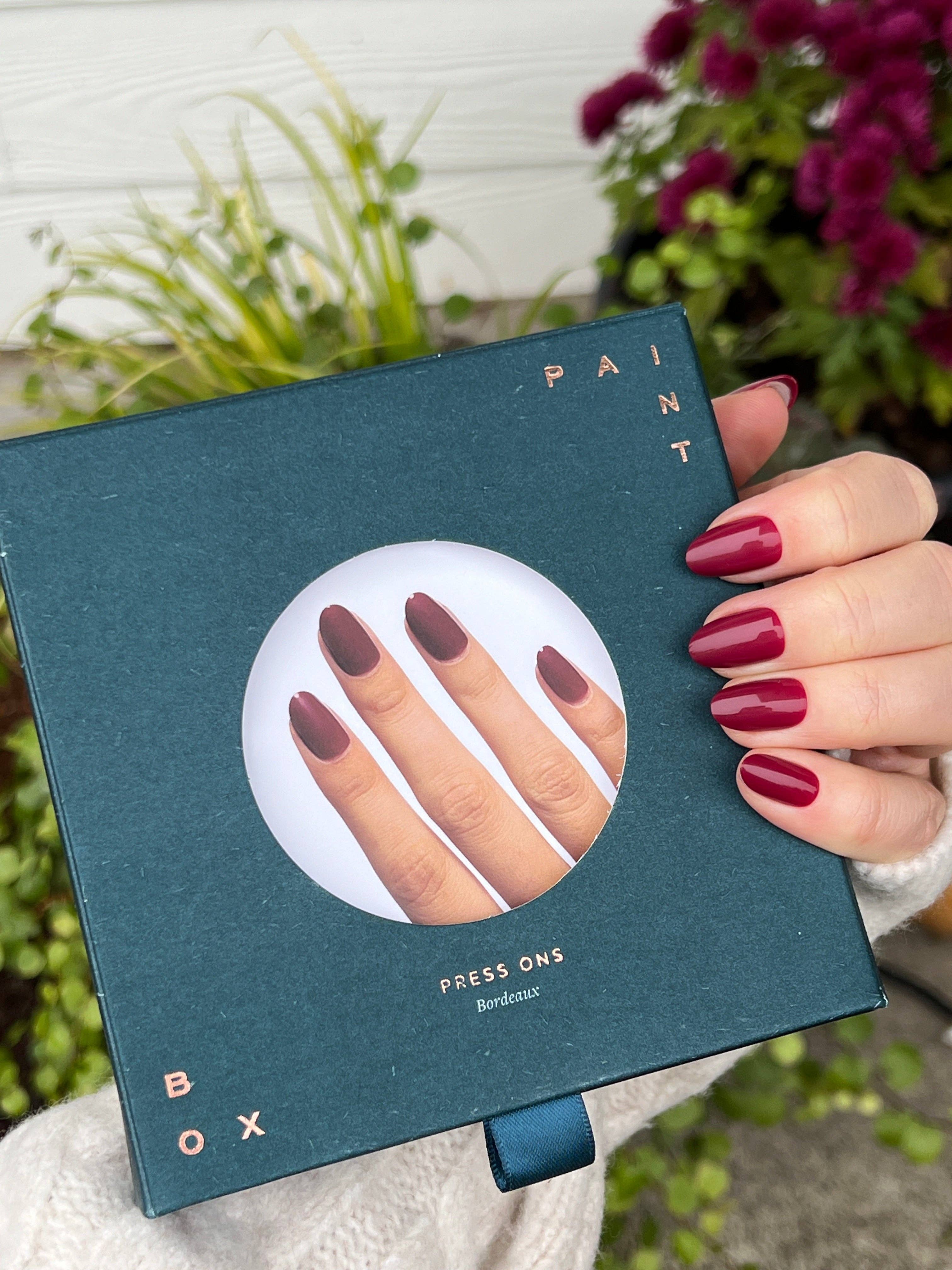 Paintbox - Wholesale Press-On/Fake Nails - Bordeaux | Press Ons Nails1