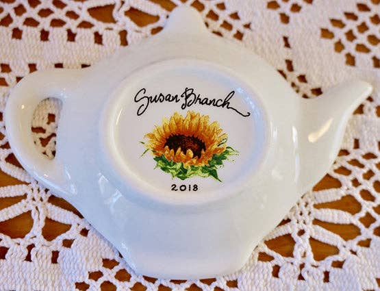 Susan Branch Studios - Wholesale Tea Set - Little Things Tea Bag Dish1