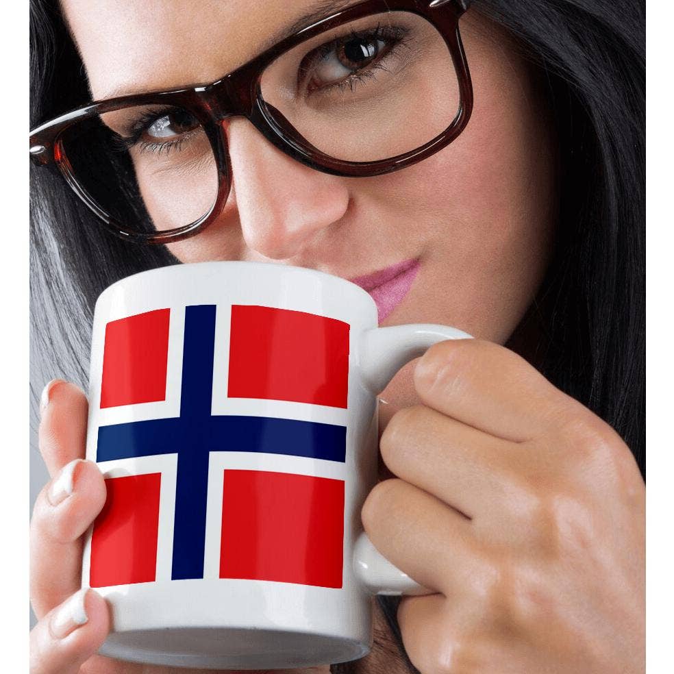 3dRose – wholesale Coffee mug – 3dRose, Flag of Norway - Norwegian red blue white Scandinavian Nordic Cross - Scandinavia world country, Mug8