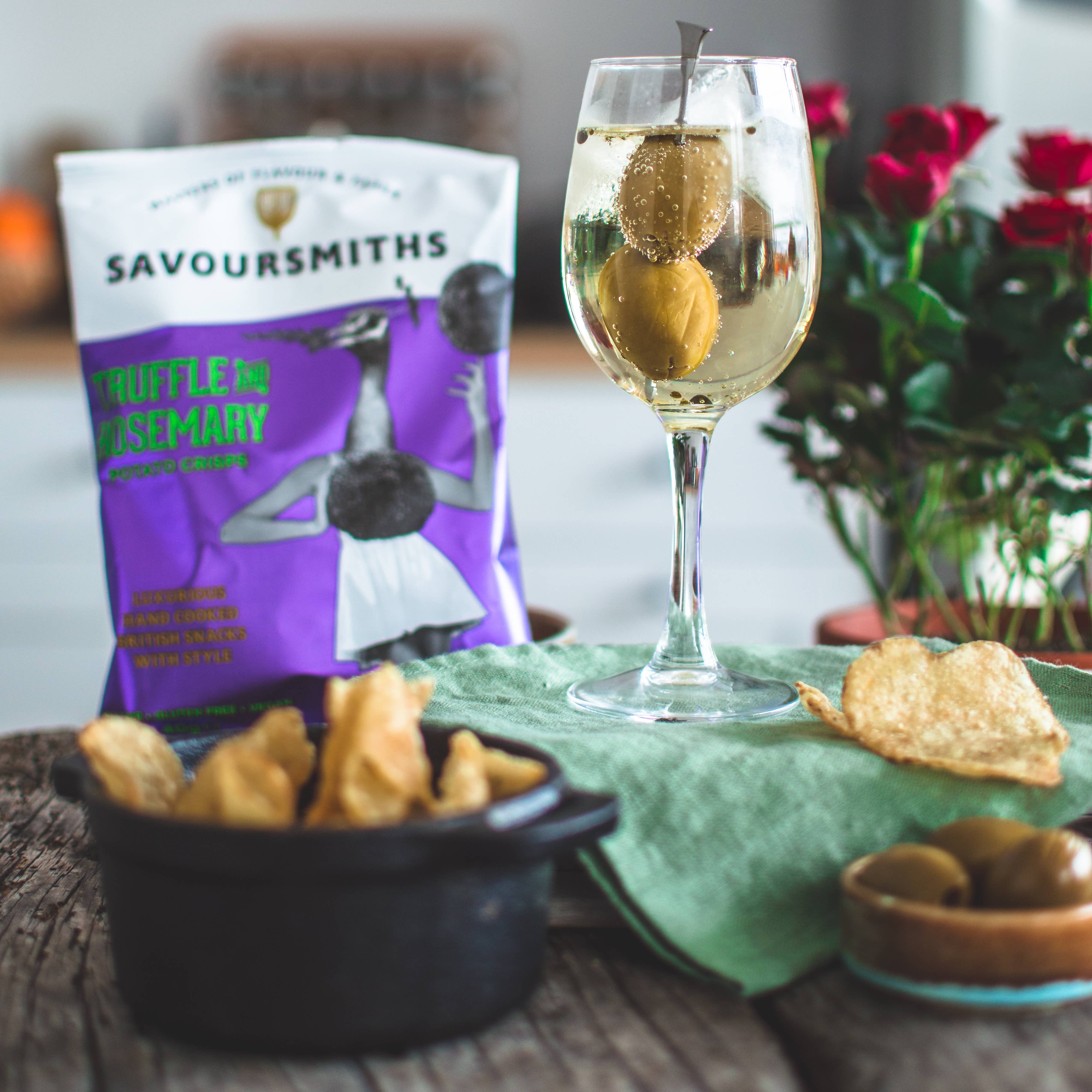 Savoursmiths - Wholesale Chips - Savoursmiths Truffle and Rosemary Potato Crisps 5.29oz2