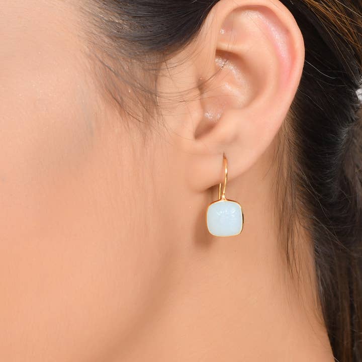 Vama Couture - Wholesale Dangle earrings - Vama Couture | Calista Earrings in Sterling Silver 2