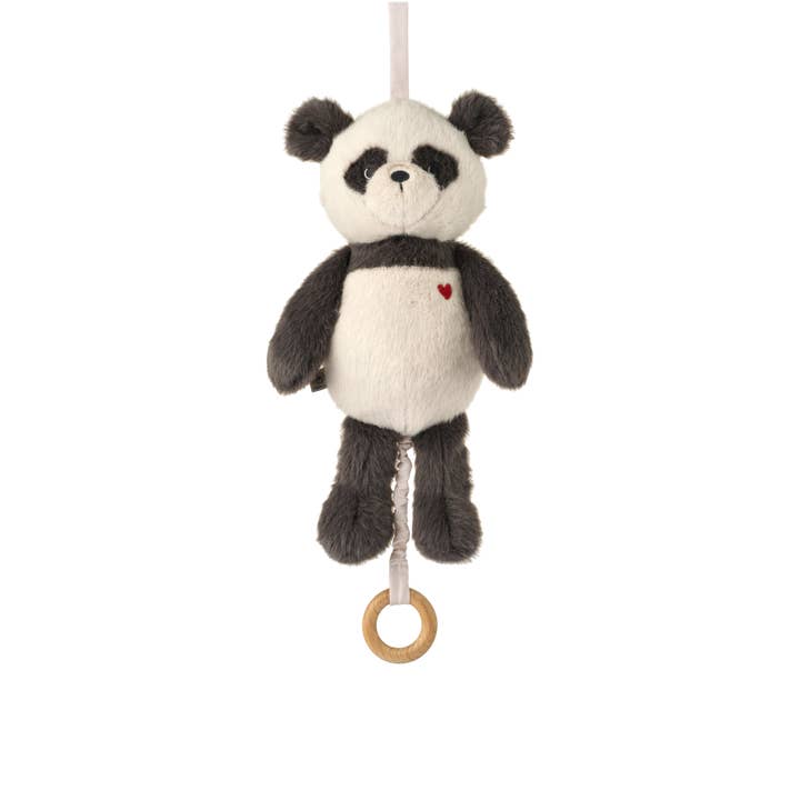 Liewood Music Box "Makenna Panda Music Mobile - Sandy / Dark Grey" for wholesale by Bazaar Noir UG