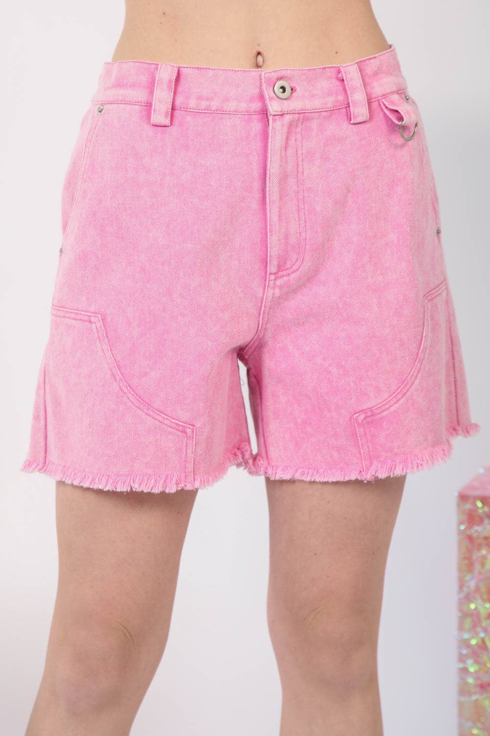 Very J Smocked Waist Resort Shorts