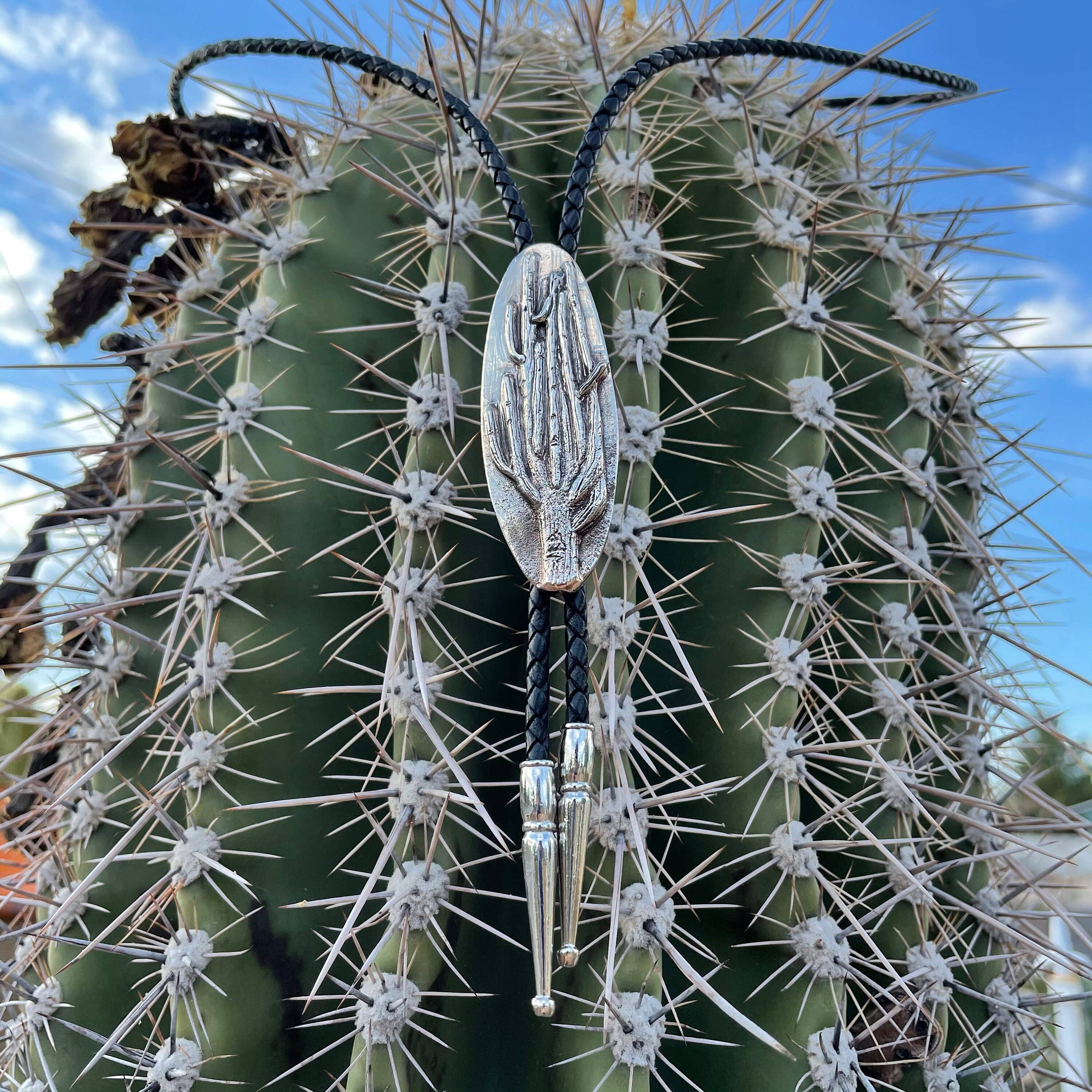 HELIOTROPE - Wholesale Woven Necklace - Saguaro Pantera Bolo Tie8