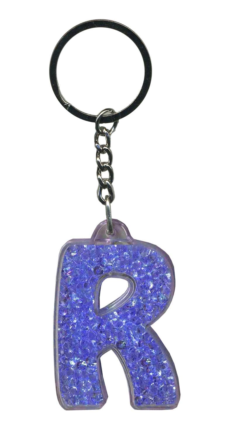 Instant Gifts International – wholesale Keychain – Women's – Itzy Glitzy Keyrings - Initial Letters33