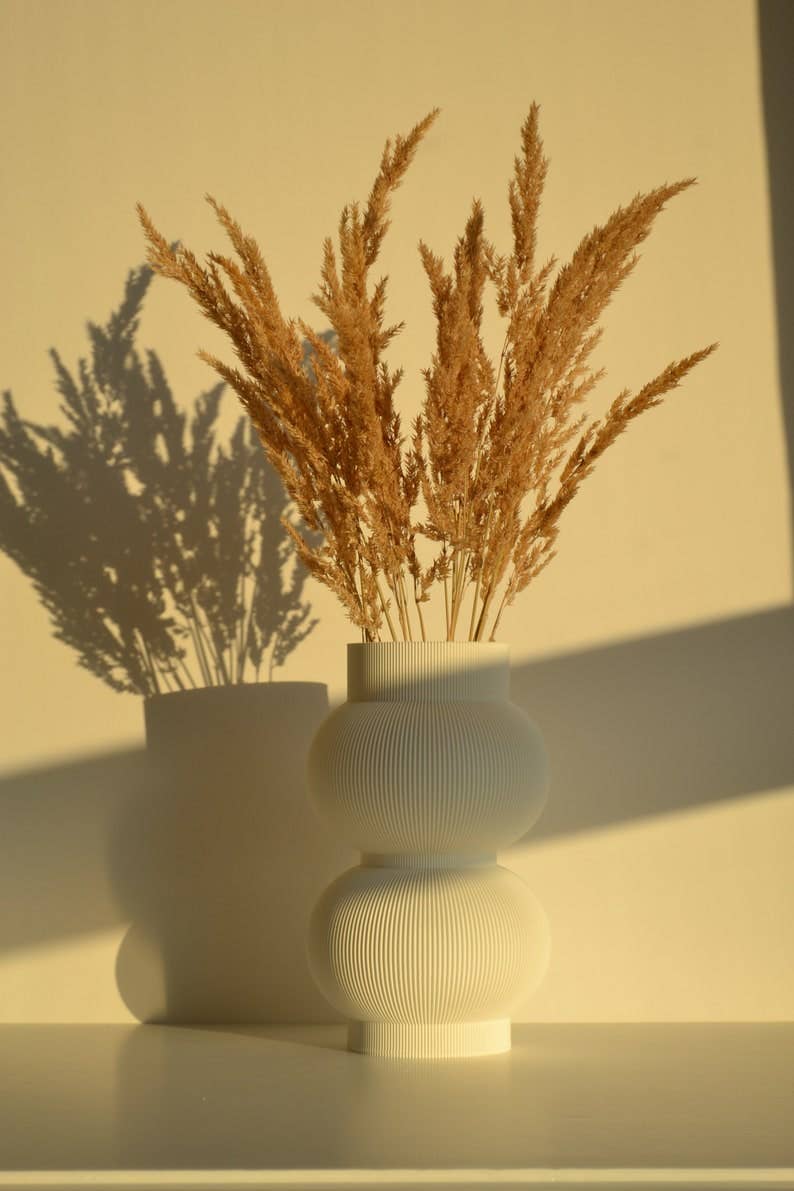 Grof Amsterdam - Wholesale Vase - Bulba - 3D printed vase for dried flowers9