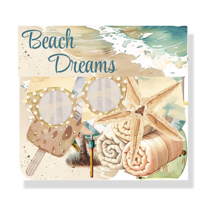 Beach Dreams Collection Laser Cut Scrapbook Ephemera Embellishments by SSC Designs - 3 Packs for wholesale by SSC Wholesale