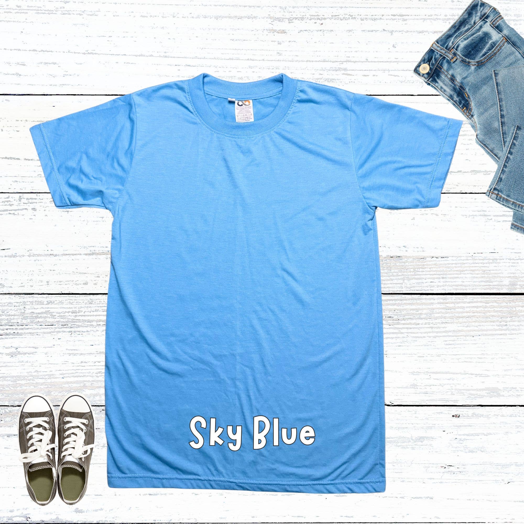 Infinite Sourcing & Trading LLC. - Vendita all'ingrosso T-shirt per sublimazione - Unisex - Maglietta Sublimazione 80% Poliestere 20% Cotone con Sensazione Morbida5