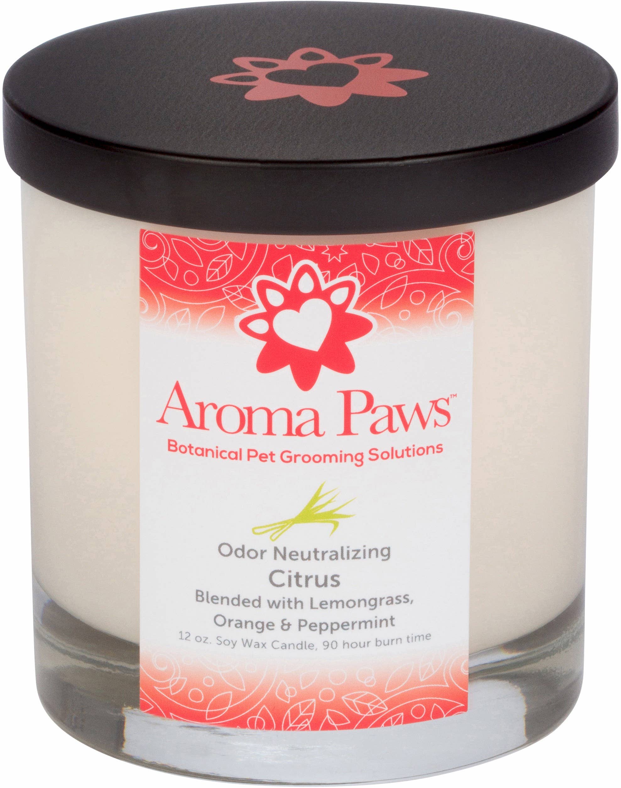 Aroma Paws - Vente Bougie en bocal - 12 oz Odeur Neutralisant Bougie Agrumes2