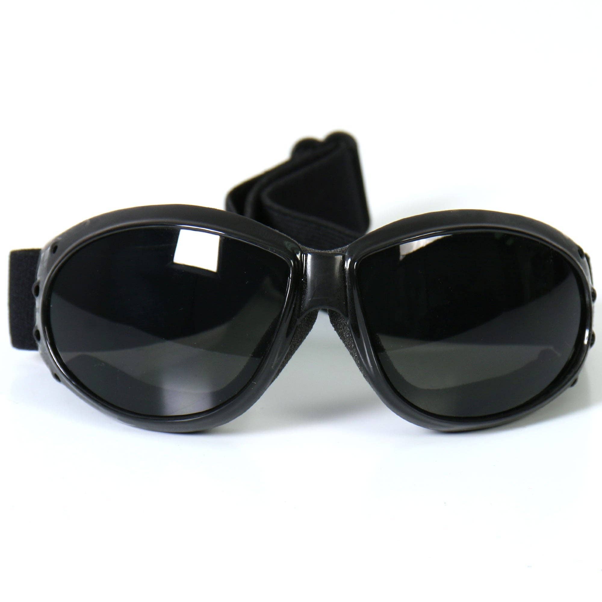 SMK Hot Leathers SGG1004 - Occhiali da moto con lenti fumé, stile Eliminator in vendita all'ingrosso su Faire1