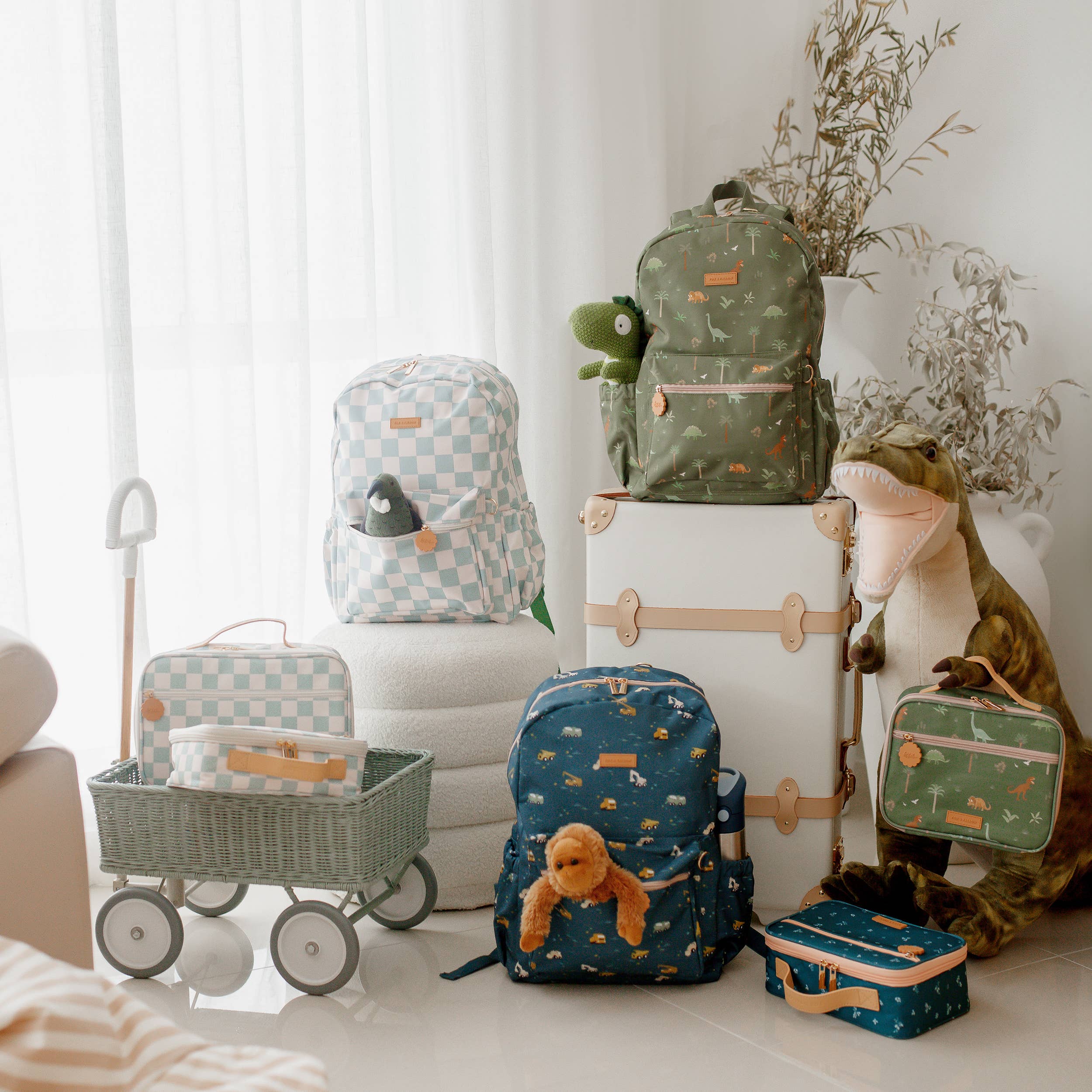 Fox & Fallow - Wholesale Lunch bag/box – Kids - Dinos Mini Lunch Bag14