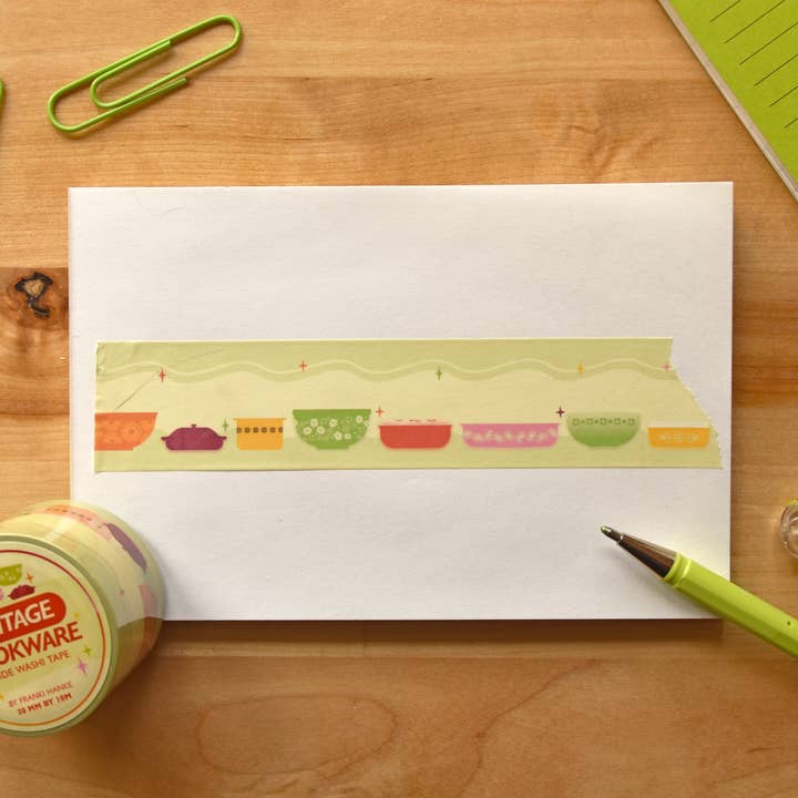 The Franki Hanke - Wholesale Washi Tape - Vintage Cookware Washi Tape4