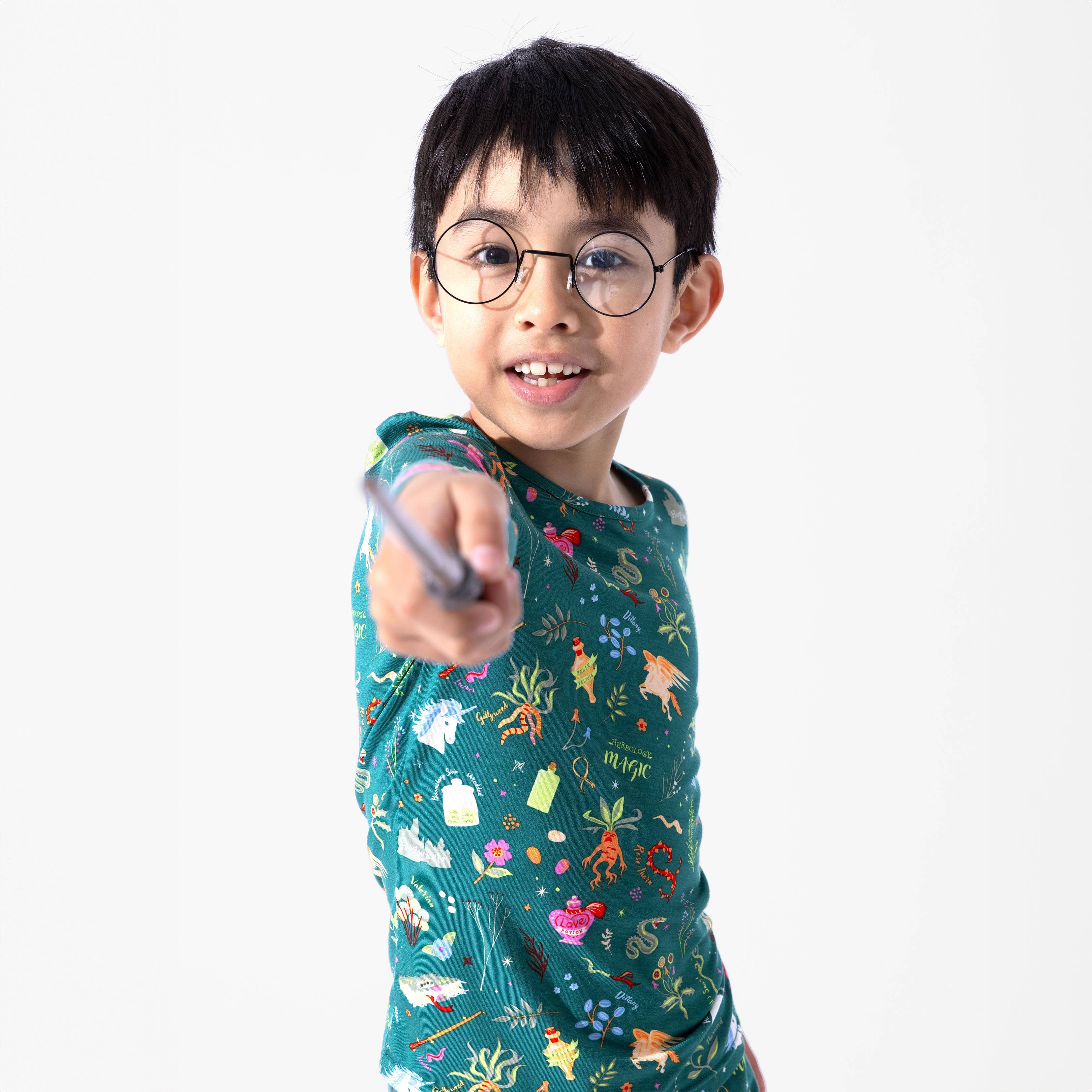 Bellabu Bear - Wholesale Sleepwear Set - Kids - Harry Potter Mandrakes & Herbs Bamboo Kids Pajamas3