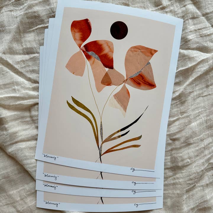 Courtney Griffin Art - Wholesale Art Print - "blooming" fine art print