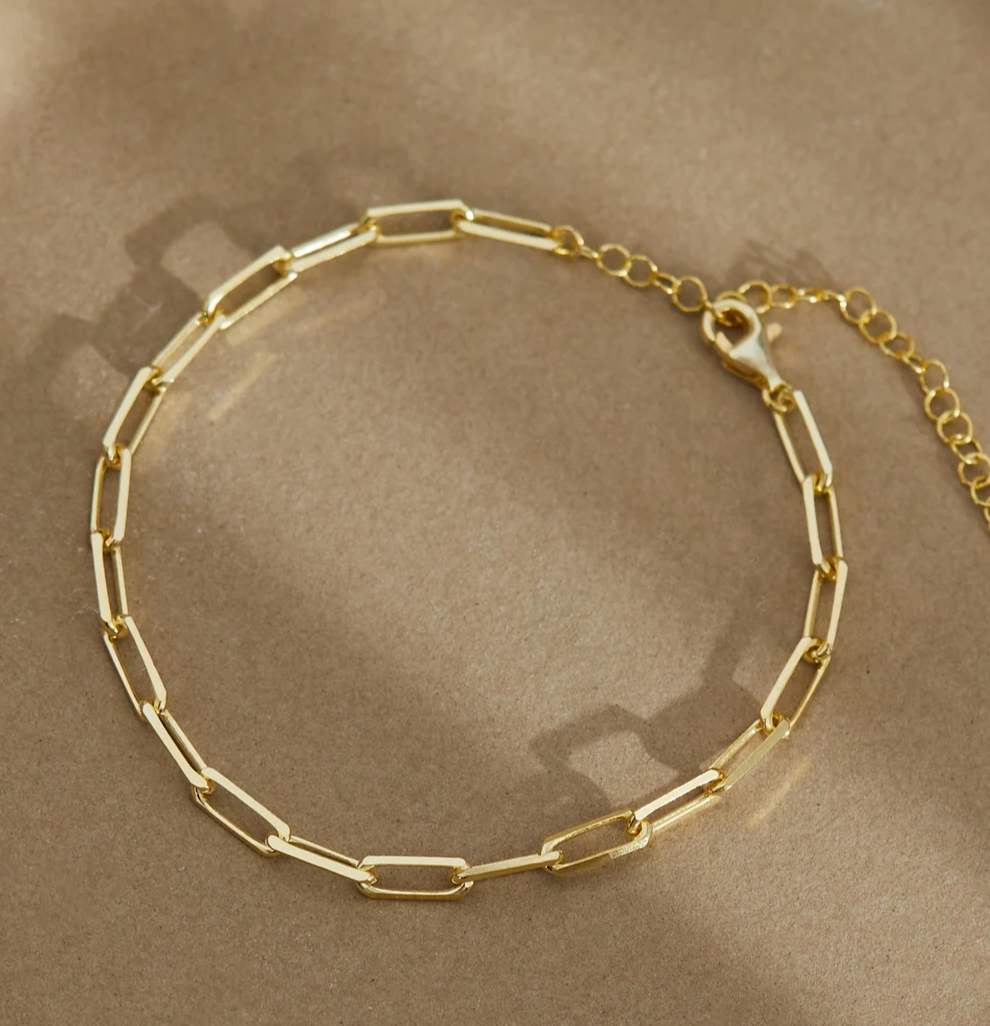 HoopLa - Wholesale Link & Chain Necklace -  PaperClip Necklace & Bracelet Chain-Steel-Waterproof-PVD3