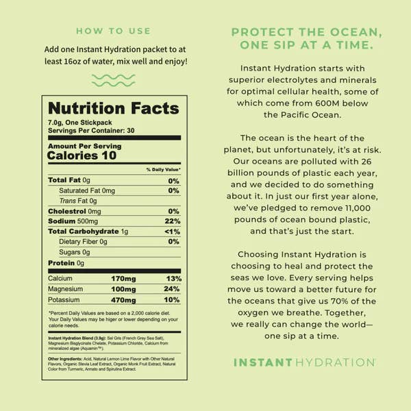 Instant Hydration - Wholesale Powdered Health Drink -
Premium Electrolyte Drink Mix: Lemon Lime1