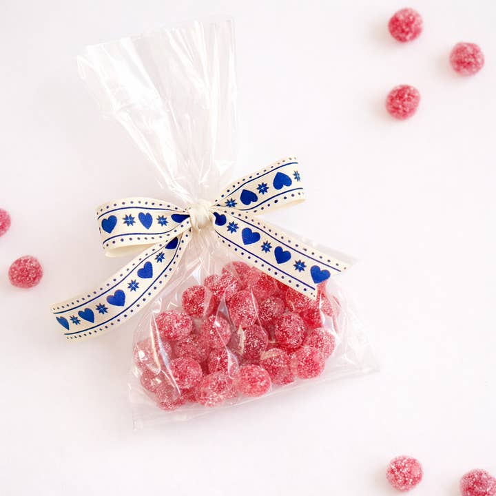 Scandinavian Hearts Cotton Ribbon Gifts Crafts & Decor 5 yds for wholesale by Scandinavian Hearts