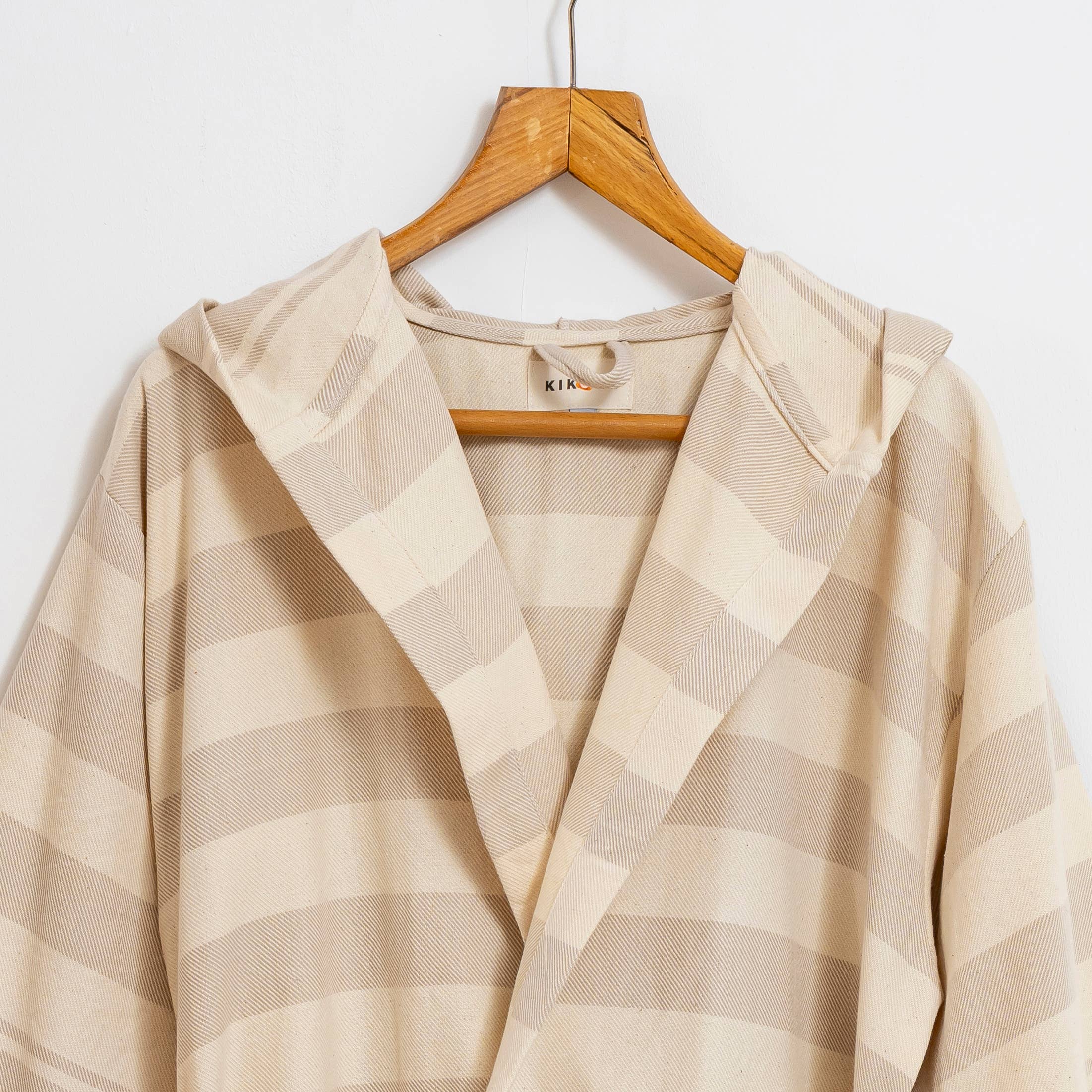 Kikoya - Wholesale Robe - Unisex - Bathrobe Turkish Cotton LightWeight Summer Hood Kimono Robe 3