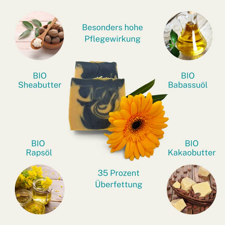 Kleine Auszeit Manufaktur - Vente Lotions corporelles/Gels douches - Beurre de douche Mayan Gold3