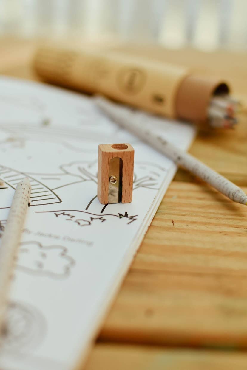 Zefiro - Vendita all'ingrosso Temperamatite - Temperamatite in legno di faggio certificato FSC1