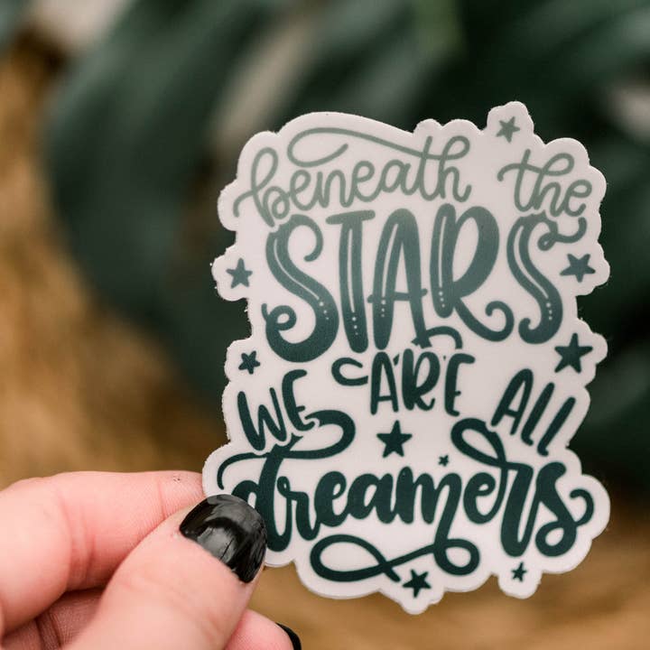 50 autocollants - Sous les étoiles, autocollant 3 x 3 pour la vente par Savannah and James Co