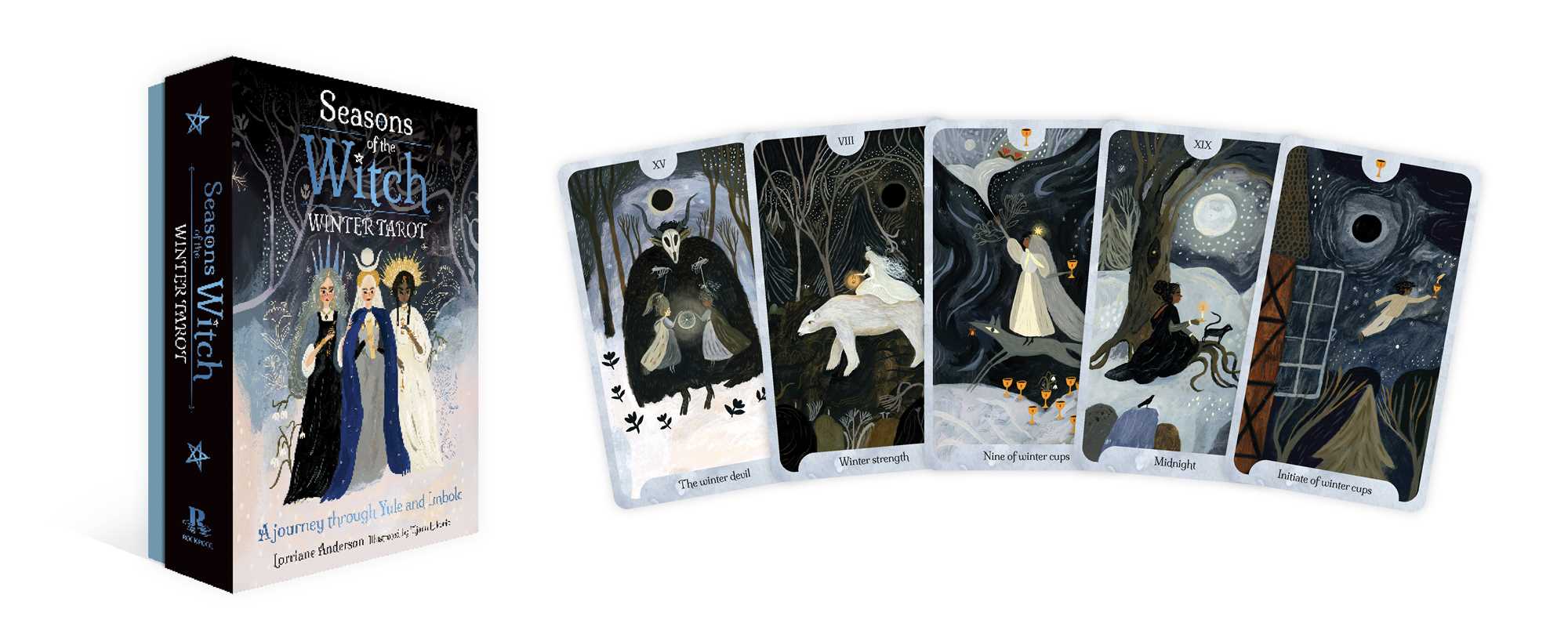 Simon & Schuster - Wholesale Folklore & Mythology - Seasons of the Witch: Winter Tarot by Lorriane Anderson3